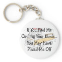 EMT --"Circling The Block" Funny Gifts keychains