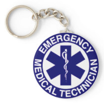 EMT Emergency Medical Technician Keychain