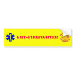 EMT-FIREFIGHTER - bumper sticker