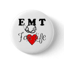 EMT For Life Pin