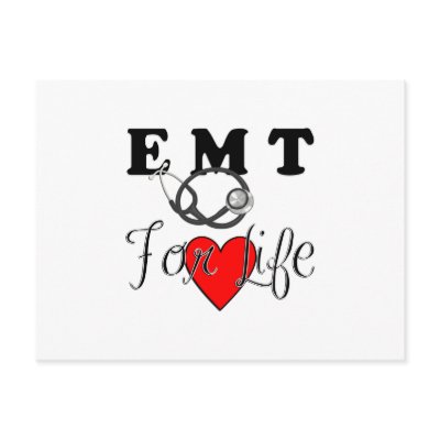 EMT For Life Post Cards by bonfireems