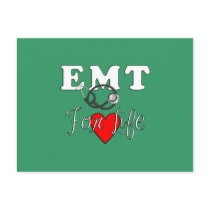 EMT For Life Postcard