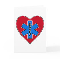 EMT Heart Greeting Card