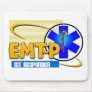 EMT-P 1ST RESPONDER EMERGENCY MED TECH PARAMEDIC MOUSE PAD