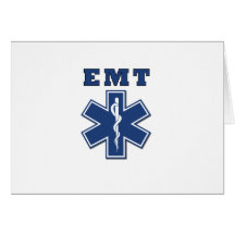 EMT Star of Life Greeting Cards