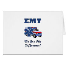 EMT We Are The Difference Greeting Cards