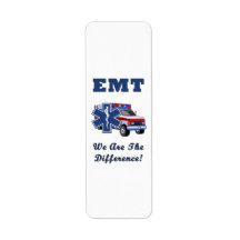 EMT We Are The Difference Return Address Labels