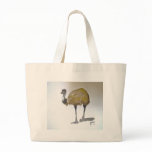 Emu in Watercolour Bag