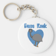 Emus Rock Key Chain