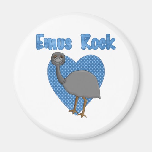 Emus Rock Magnet