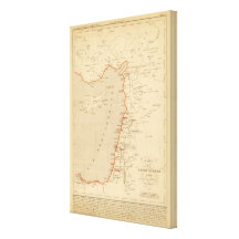 En 1839 de Terre Sainte Toile Tendue Sur Châssis