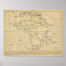 En 1840 de L'Afrique Posters