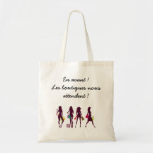 En avant ! Les boutiques nous attendent ! Sacs De Toile