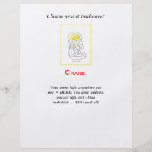En(closure) Full Color Flyer