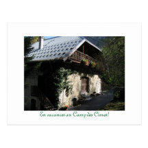 En vacances au Camp des Cimes! Post Card