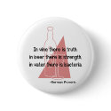 En Vino Veritas -retro buttons