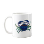 Enameled Blue Crab Mugs