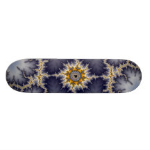 Encadré - planche à roulettes de fractale