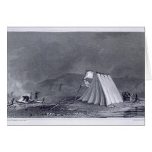 Encampment in Browell Cove, July 15, 1826, from 'N Cards