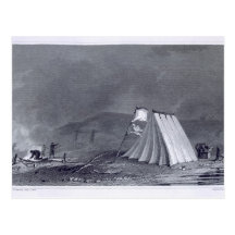 Encampment in Browell Cove, July 15, 1826, from 'N Post Cards