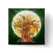 Enchanted Faerie Tree Button