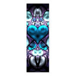 Enchanted Heart Skinny Business Card Book Mark