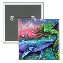 Enchanted Ocean Art Button