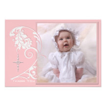Enchanted Religious Photo Thank You Card Invitation