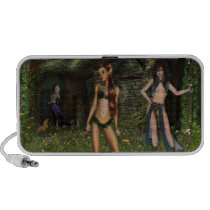 Enchanted Scene Fantasy Doodle Speaker speakers