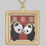 Enchanting Giant Pandas Necklace necklaces