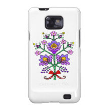Enchanting Purple Flowers Galaxy SII Cases