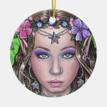 Enchantress of the magic garden ornament