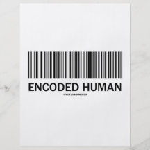 Encoded Human (Barcode Attitude) Flyer