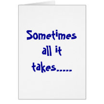 Encouragement Greeting Card