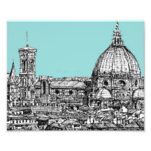 Encre italienne bleu-clair tirages photo