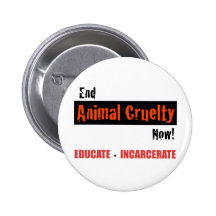 End Animal Cruelty Pins