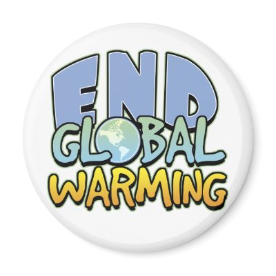 End Global Warming Fridge Magnet by Prodem