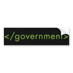 End Government! bumper stickers