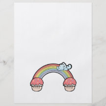 End of Rainbow Cupcakes Full Colour Flyer