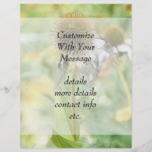 End Of The Season - Coneflower Custom Flyer