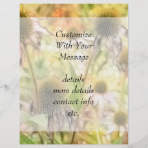 End Of The Season - Coneflowers Custom Flyer