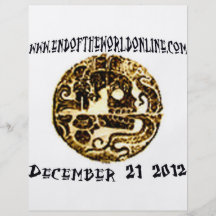 End of the World Online Flyer Design