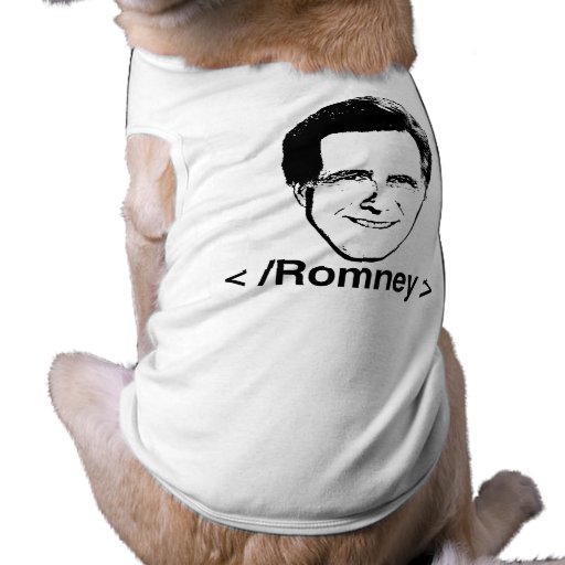 End Romney.png Doggie Tee Shirt