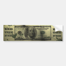 END THE FED Bumper Sticker