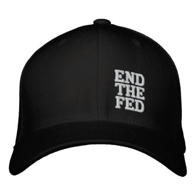 END THE FED EMBROIDERED HAT by kmartjesus