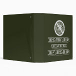 End the Fed Federal Reserve Libertarian Vinyl Binder