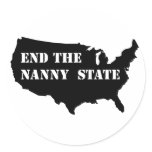 End The Nanny State Sticker