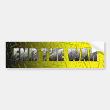 End The War Bumper Sticker