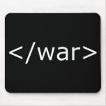 End War html - Black & White Mouse Pad