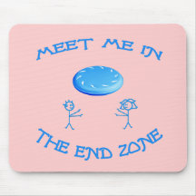 End Zone Frisbee Mousepads